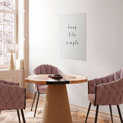 Poster - Keep Life Simple Artgeist