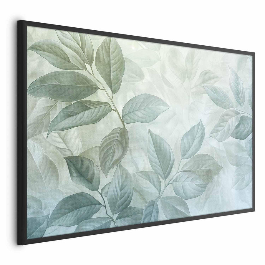 Poster - Mint Leaves - large botanical motif Artgeist
