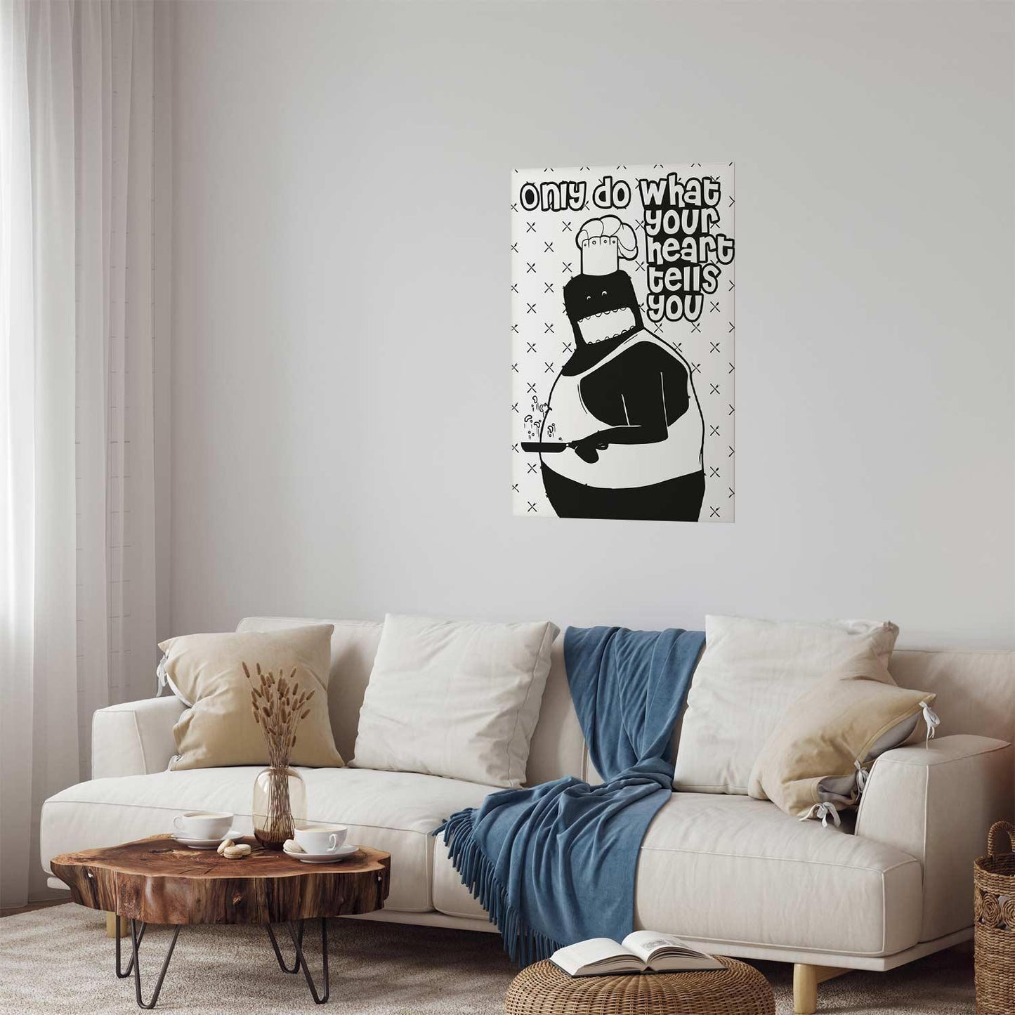 Poster - Only Do What Your Heart Tells You Artgeist