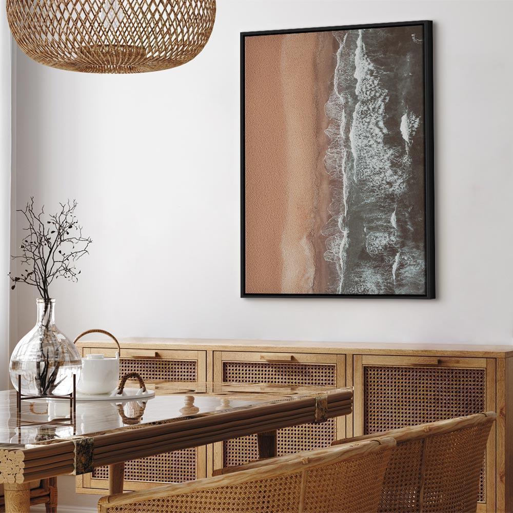 Leinwandbild - Shore Line (1 Part) Vertical