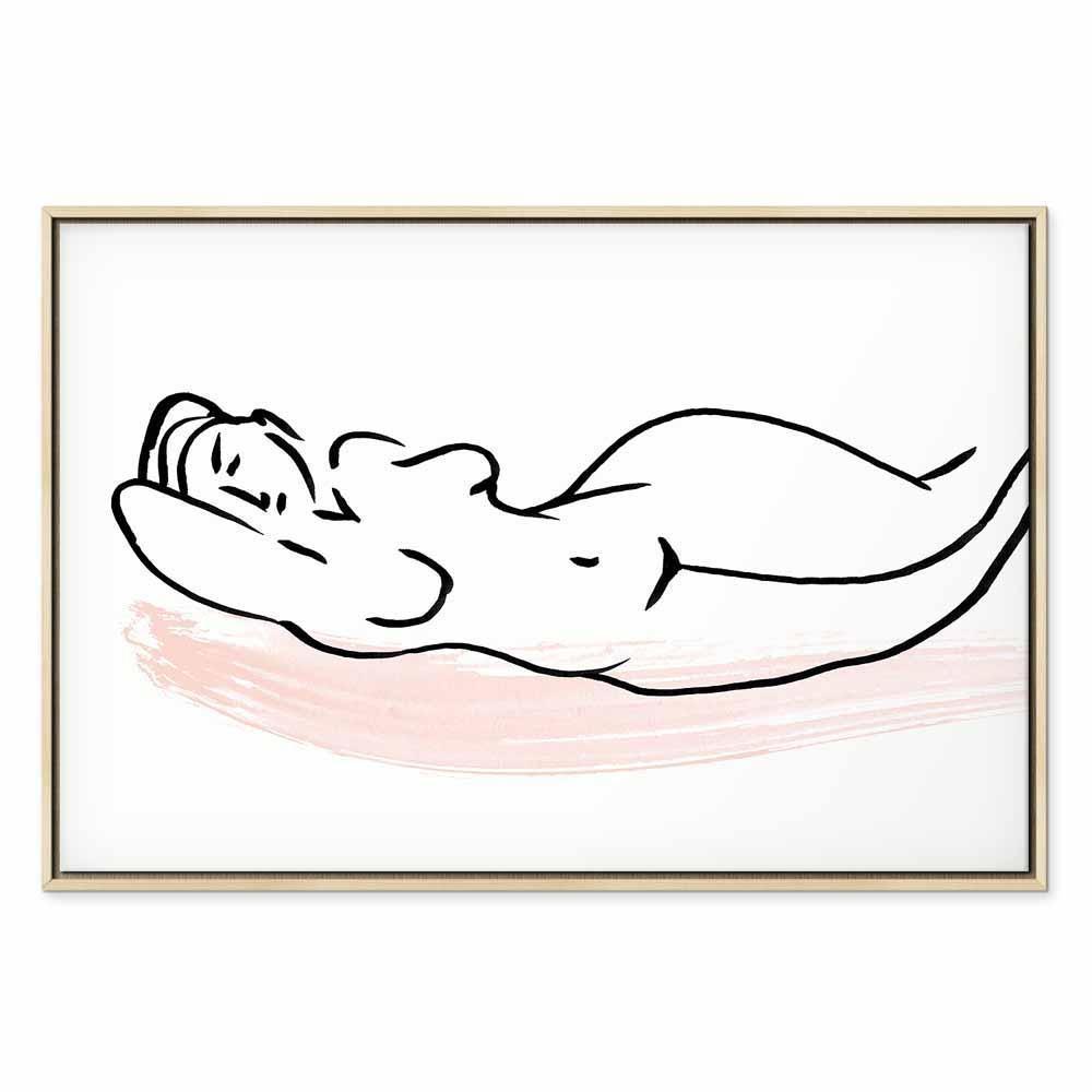 Leinwandbild - Sunbathing (1 Part) Wide