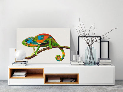 Malen nach Zahlen - Chameleon