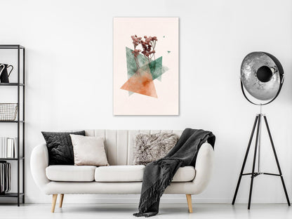 Leinwandbild - Modernist Flower (1 Part) Vertical Artgeist