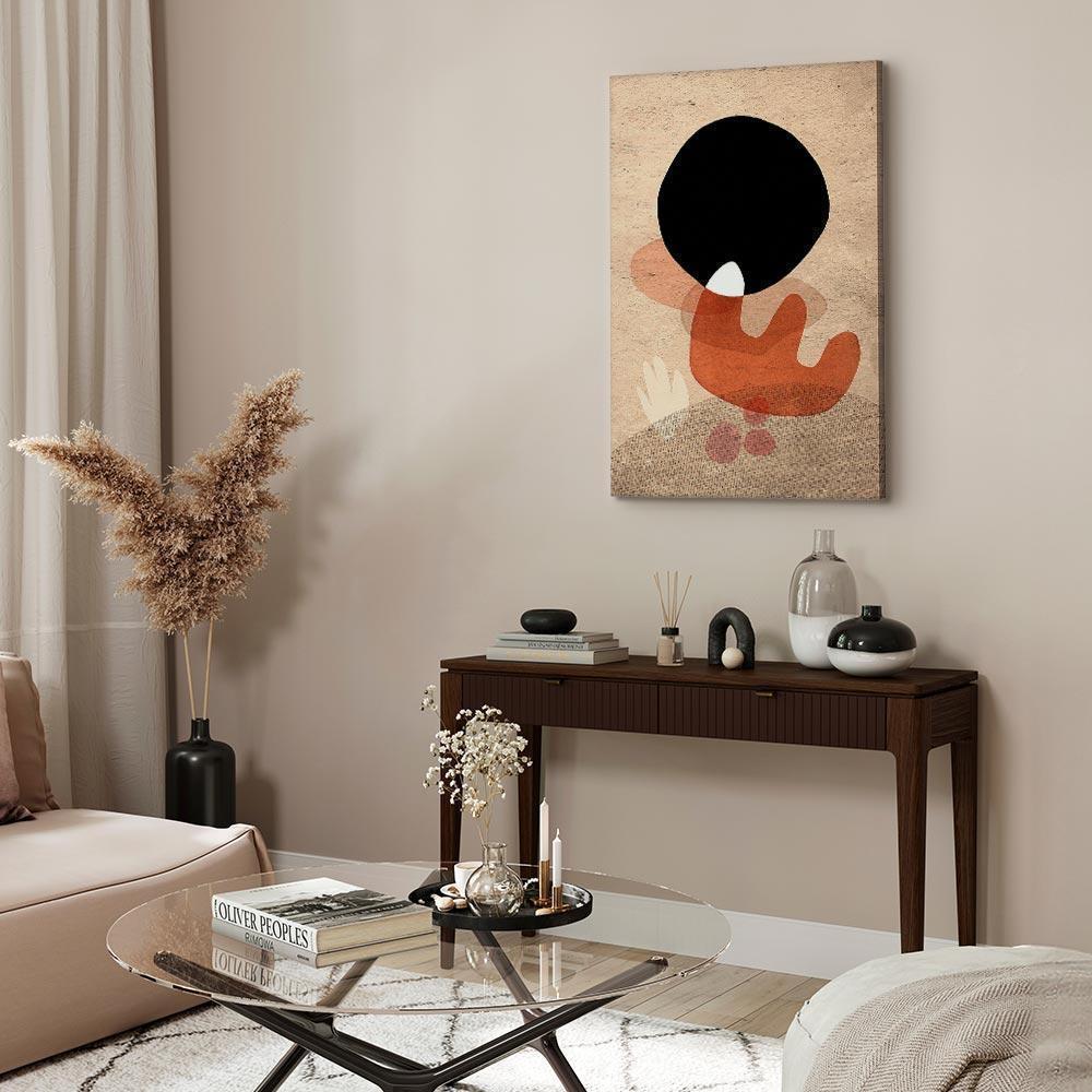 Leinwandbild - Black Stone (1 Part) Vertical