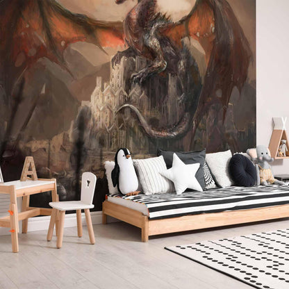 Fototapete - Dragon castle