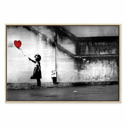 Leinwandbild - hope (Banksy)