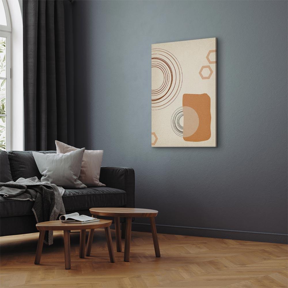 Leinwandbild - Sand Castles (1 Part) Vertical