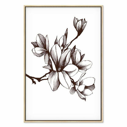 Leinwandbild - Renaissance Magnolias (1 Part) Vertical