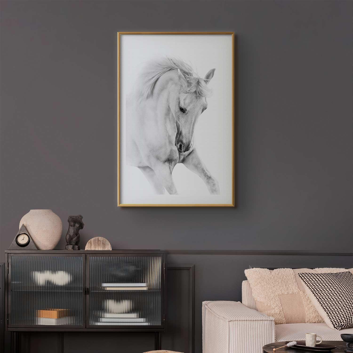 Poster - White Horse Artgeist