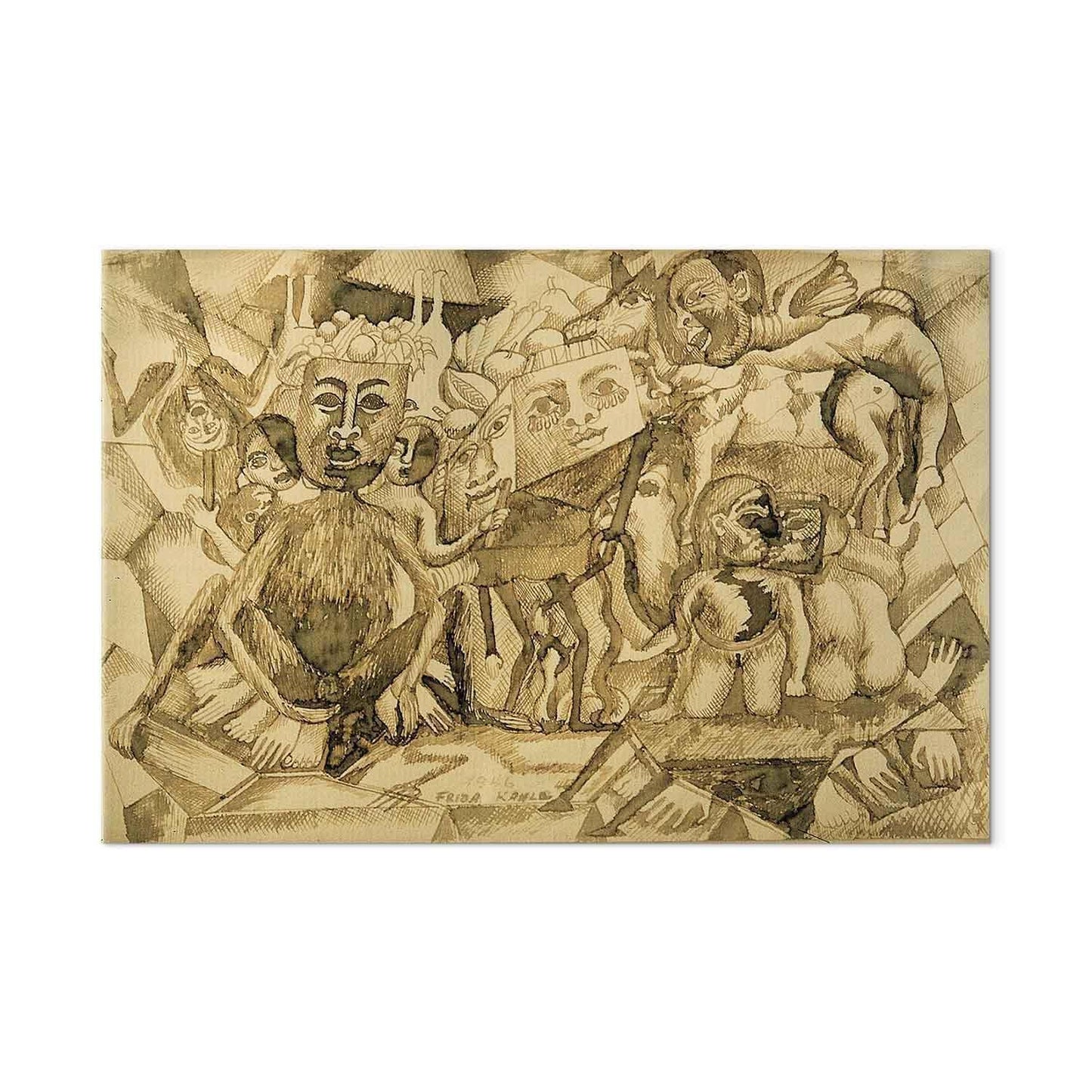 Leinwandbild - Frida Kahlo – Karma