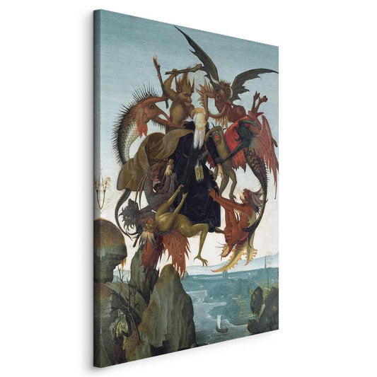 Leinwandbild - The Torment of Saint Anthony (Michelangelo) Artgeist