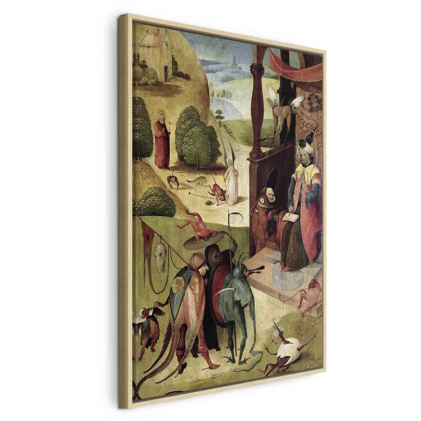 Leinwandbild - StJames and the Magician (Hieronim Bosch) Artgeist