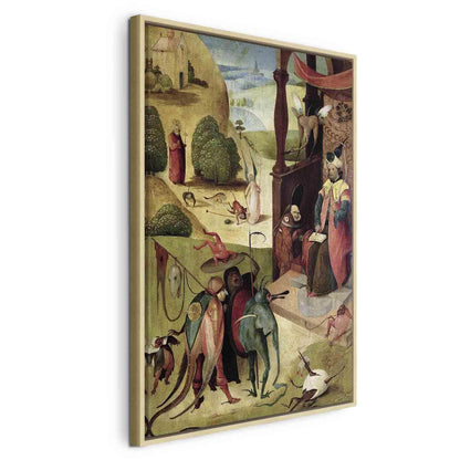 Leinwandbild - StJames and the Magician (Hieronim Bosch) Artgeist