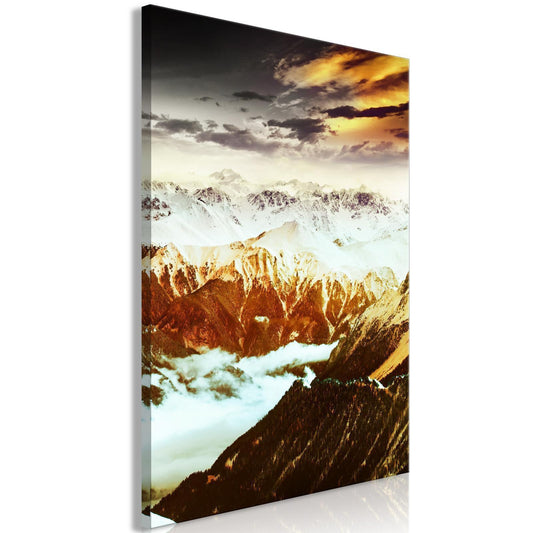 Leinwandbild - Copper Mountains (1 Part) Vertical Artgeist