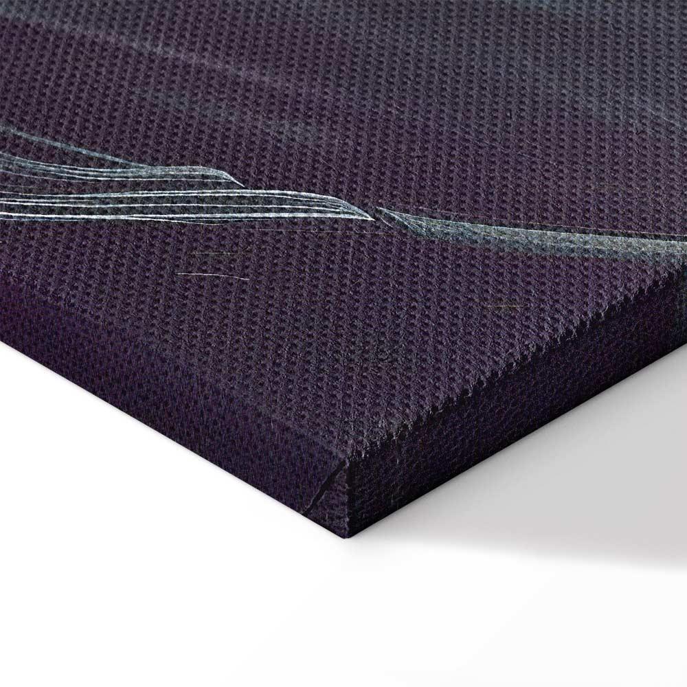 Leinwandbild - Epic Light Play: The Sun Battling for Dominance Over the Clouds