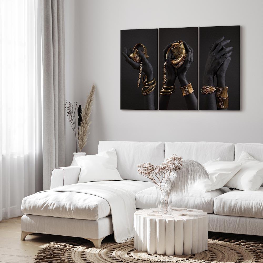 Leinwandbild - Midass Touch (3 Parts)