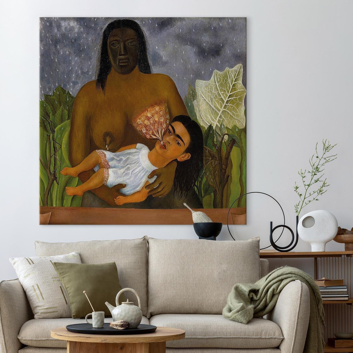 Leinwandbild - Frida Kahlo – My Nurse and I