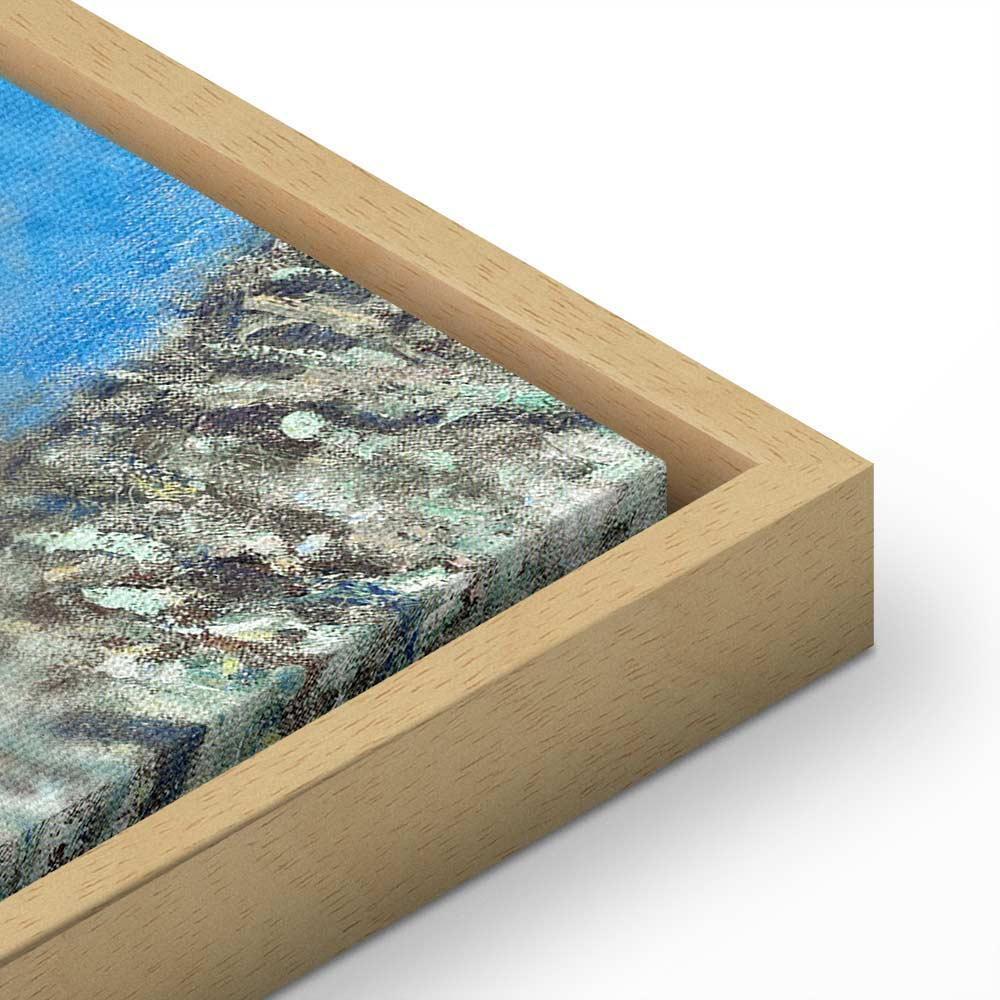 Leinwandbild - Claude Monet – Cliffs at Étretat