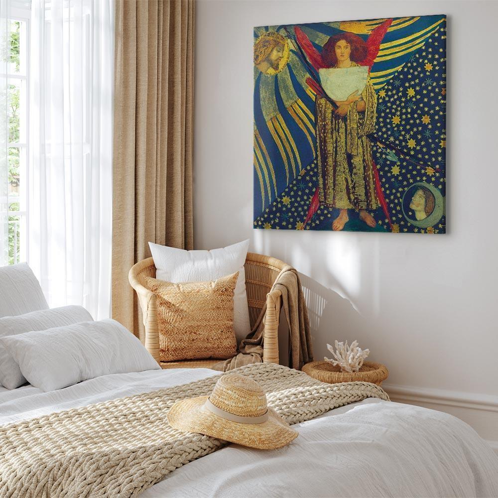 Leinwandbild - Dante Gabriel Rossetti – Dantis Amor