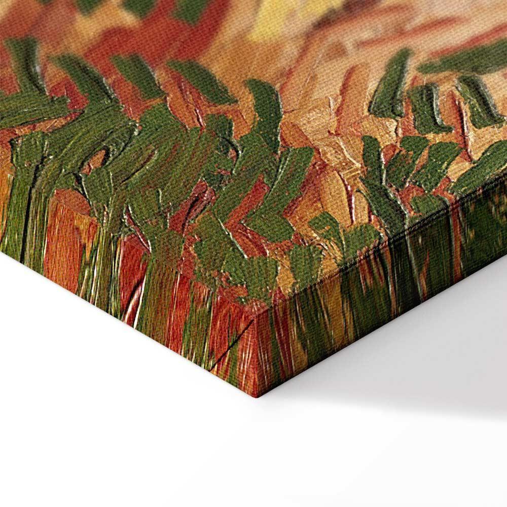 Leinwandbild - Vincent Van Gogh – Tree roots