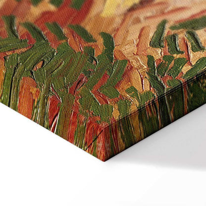 Leinwandbild - Vincent Van Gogh – Tree roots