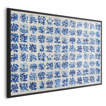 Poster - Azulejos Tiles - traditional Portuguese ceramic tiles