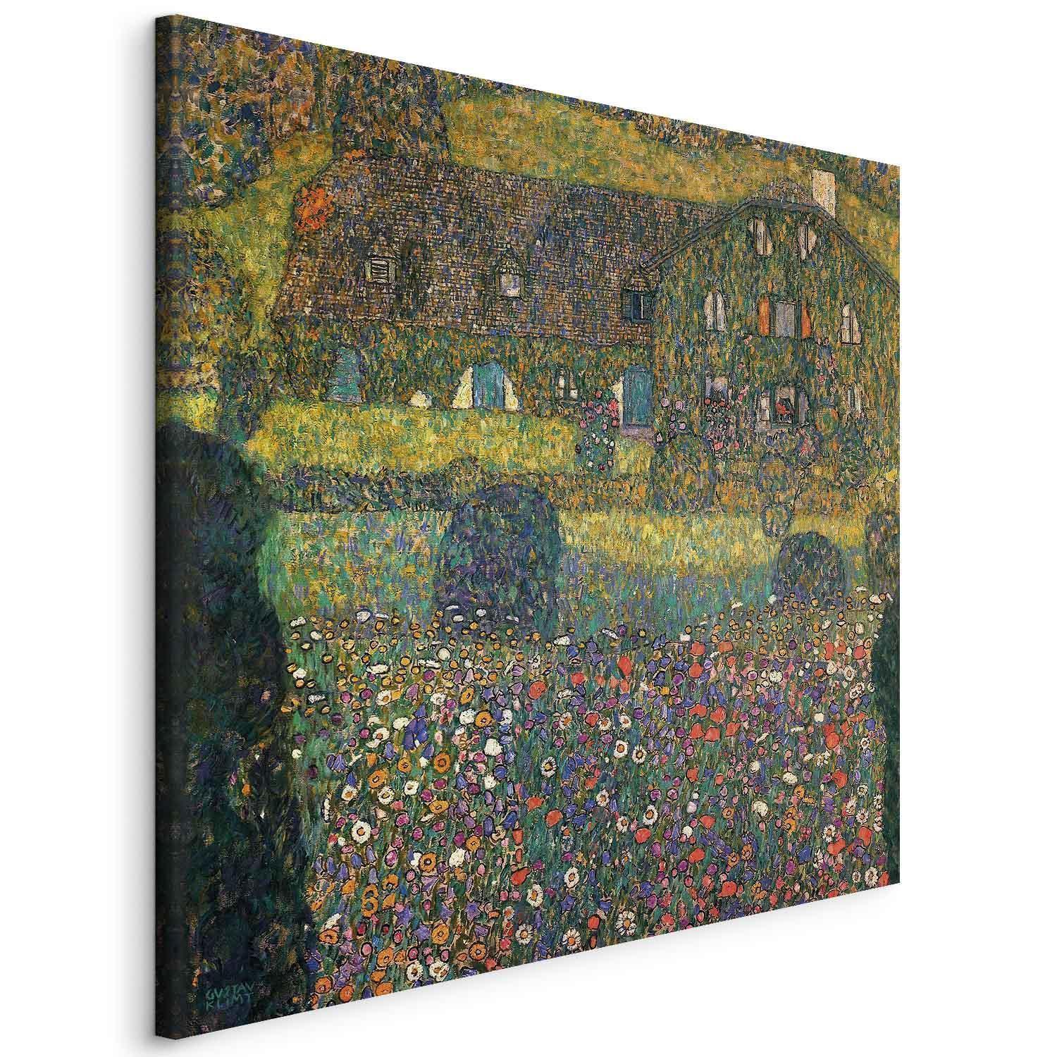 Leinwandbild - Country House on the Attersee Lake Artgeist
