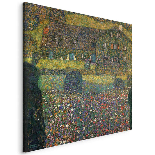 Leinwandbild - Country House on the Attersee Lake Artgeist