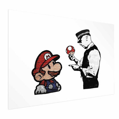 Poster - Banksy: Mushroom Picker Artgeist