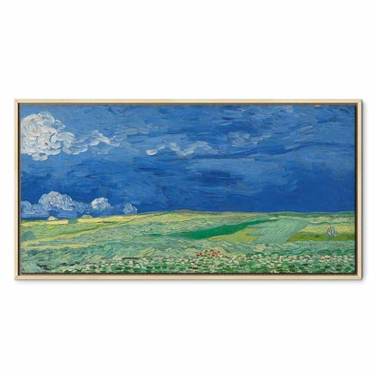 Leinwandbild - Vincent van Gogh – Wheatfield under Thunderclouds