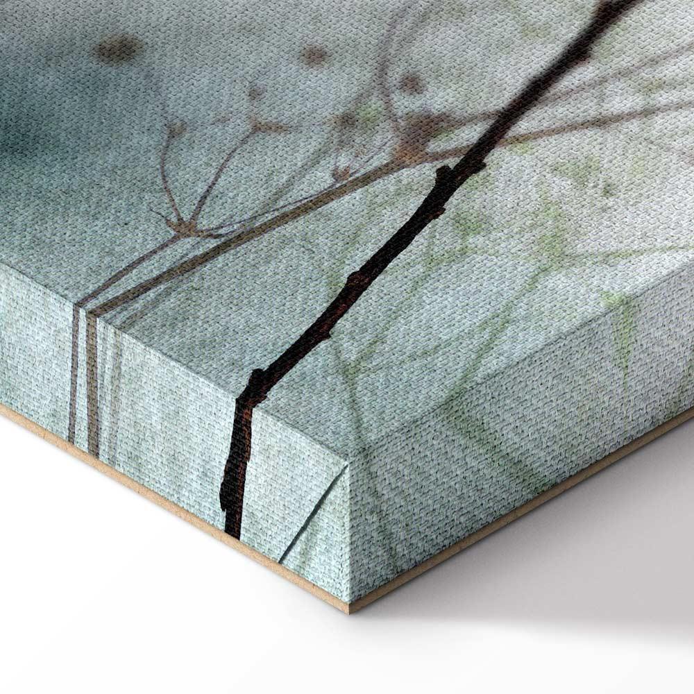 Leinwandbild - Foggy Lunaria (1 Part) Vertical