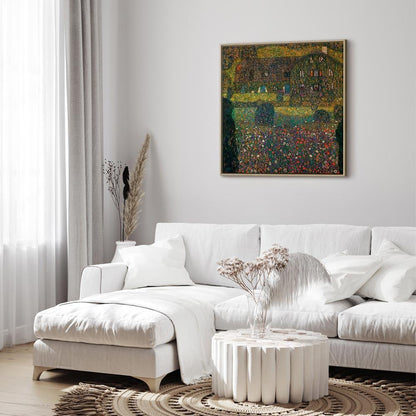 Leinwandbild - Gustav Klimt – Country House on the Attersee Lake