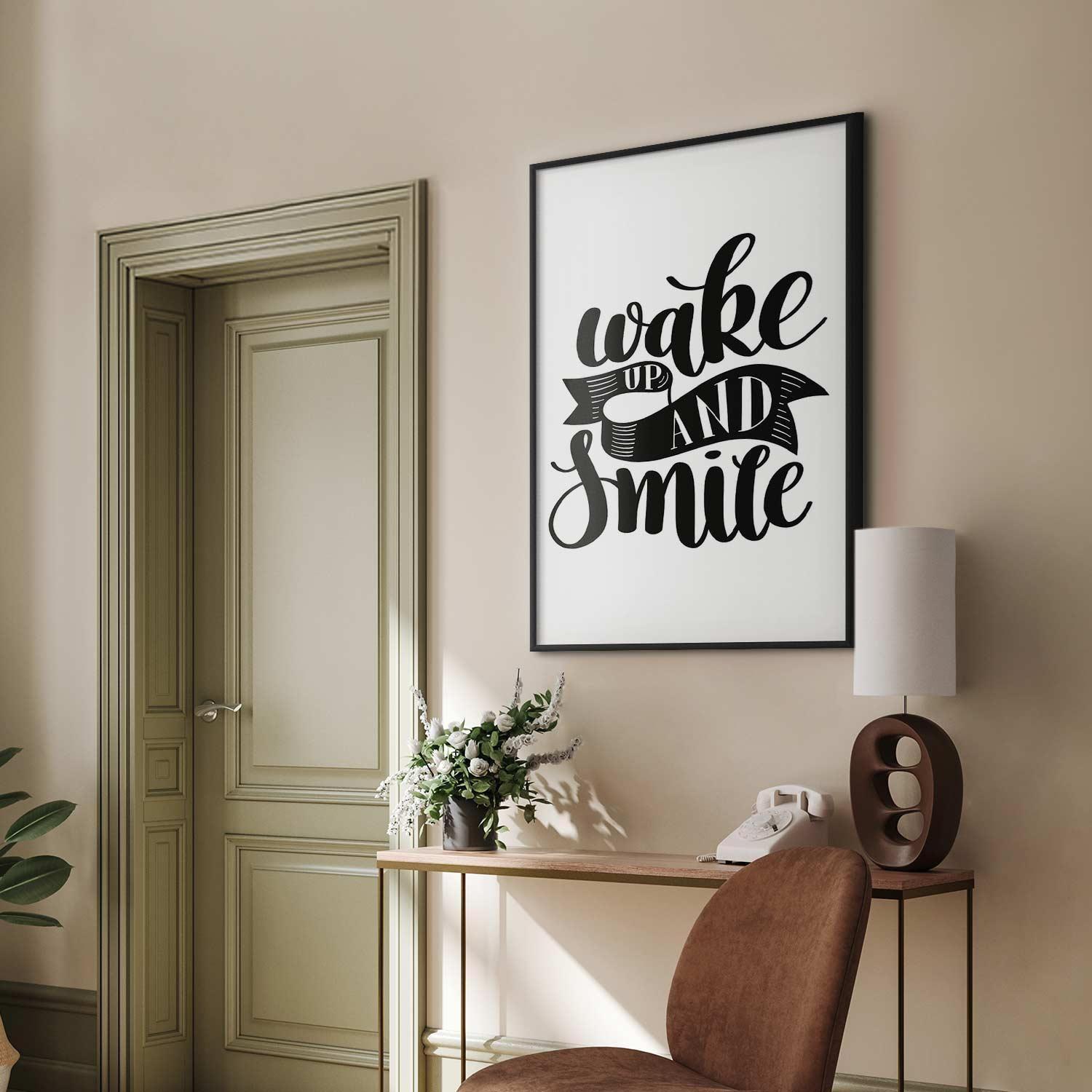 Poster - Wake Up and Smile Artgeist