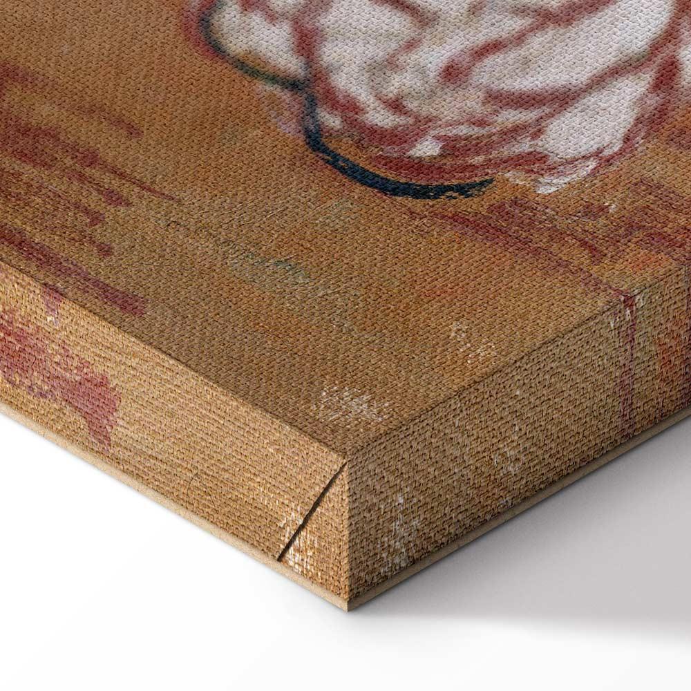 Leinwandbild - Vincent Van Gogh – Stilllife with Japanese vase, roses and anemones