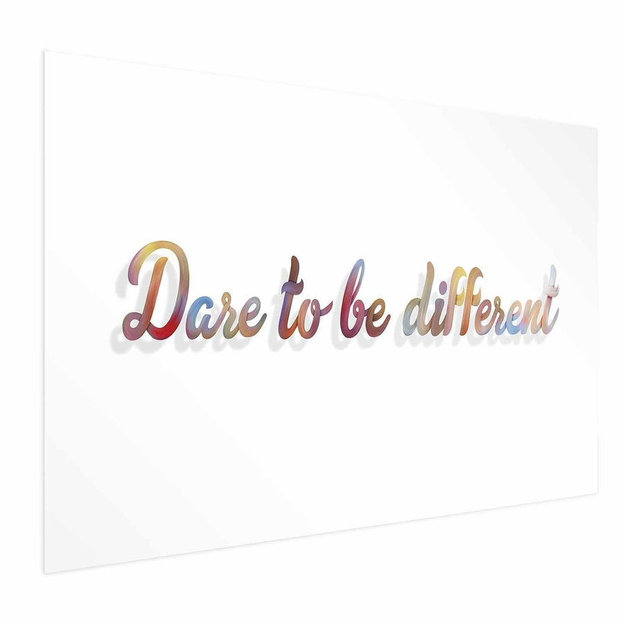 Poster - Dare to Be Different Artgeist