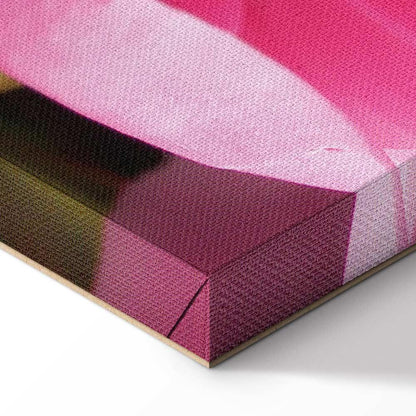 Leinwandbild - Blossom of Beauty (1-part) - Pink Peony Flower Embraced by Nature