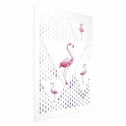 Poster - Flamingo Family