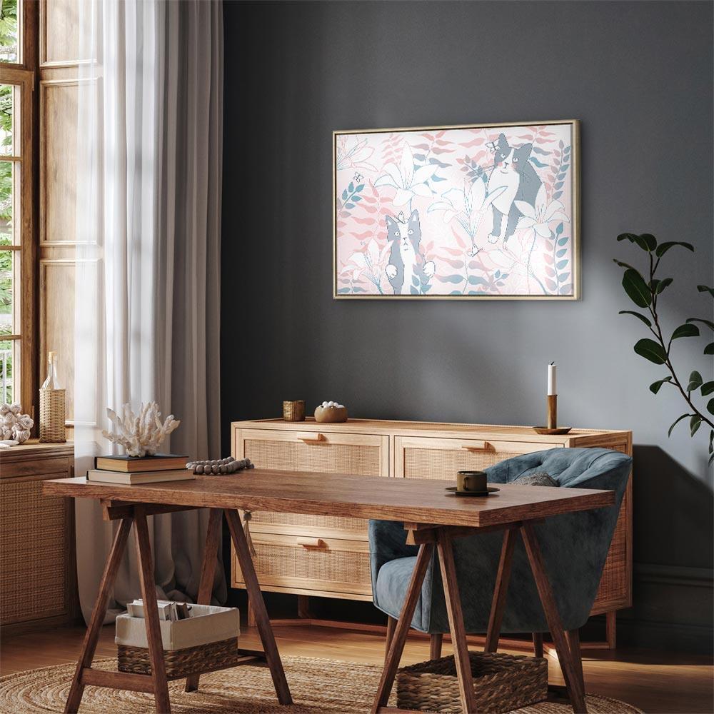 Leinwandbild - Cat Matters (1 Part) Wide - Secondt Variant