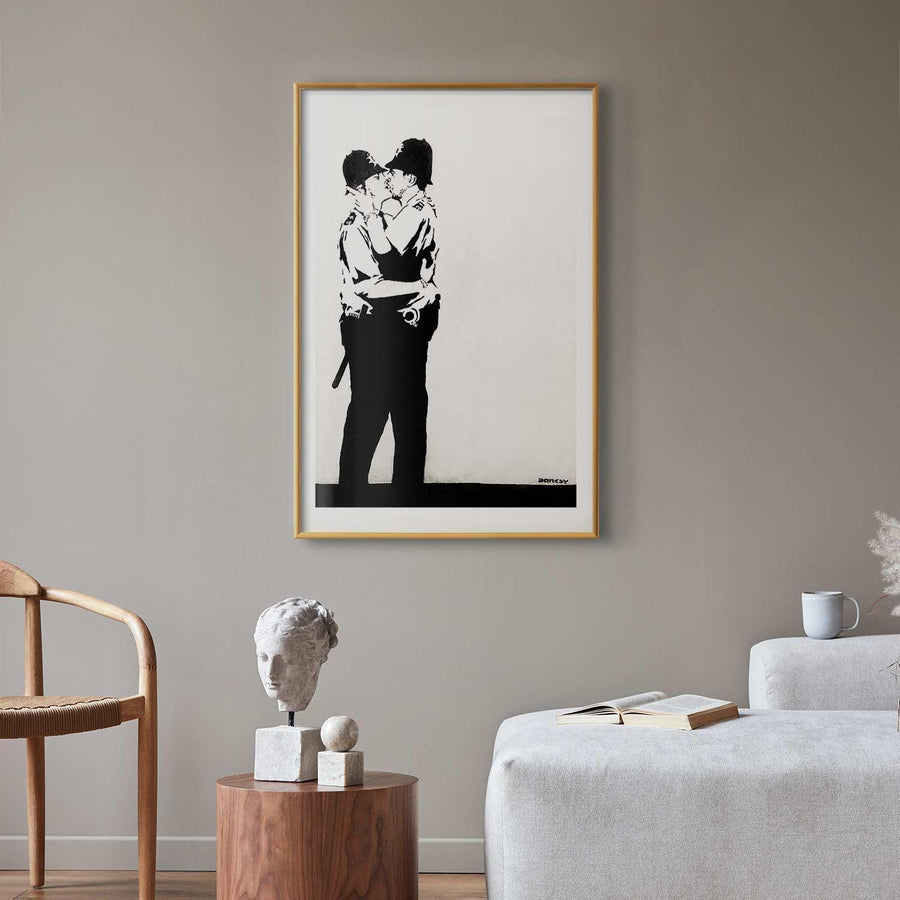 Poster - The Policemen's Kiss Artgeist