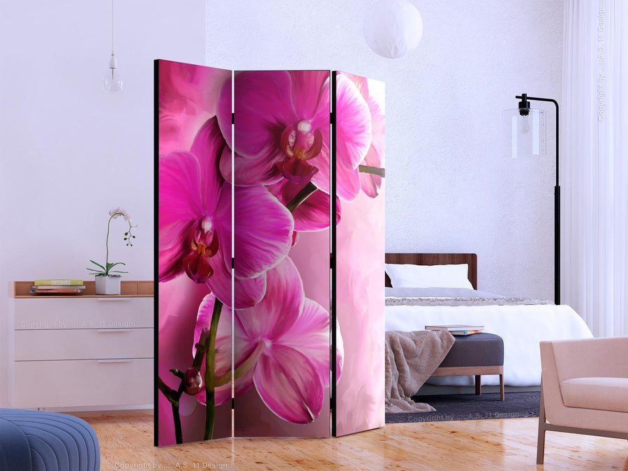 Paravent - Pink Orchid Artgeist