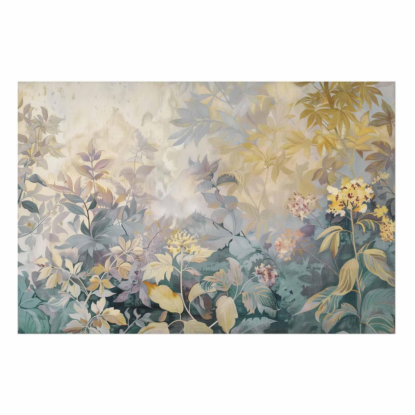 Poster - Tapestry Pattern in Colorful Flowers