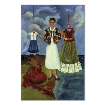Leinwandbild - Frida Kahlo – Memory (The Heart)