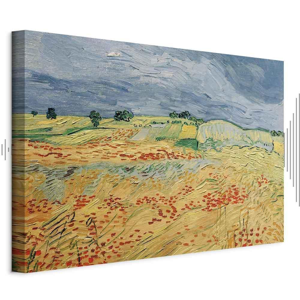 Leinwandbild - Vincent van Gogh – Fields with Poppies