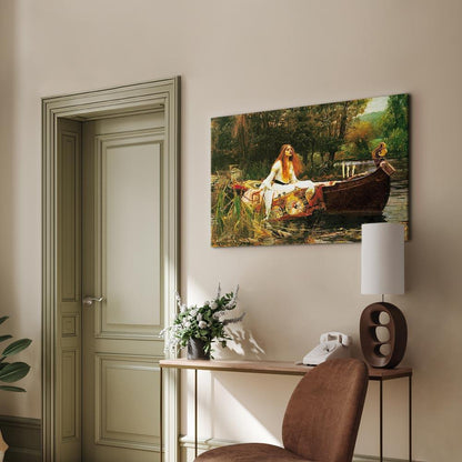 Leinwandbild - John William Waterhouse – The Lady of Shalott
