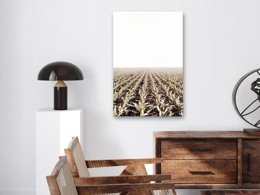Leinwandbild - Corn Field (1 Part) Vertical Artgeist