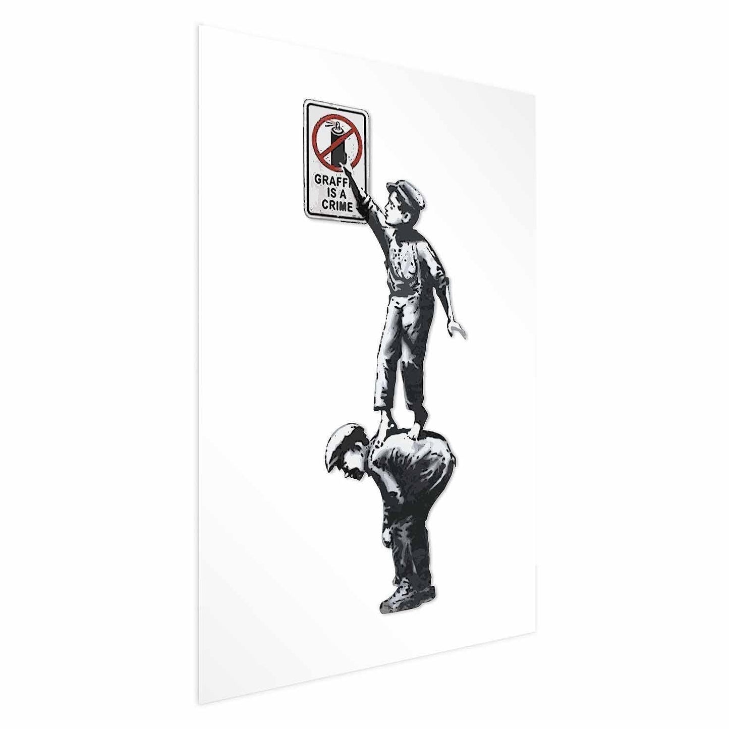 Poster - Graffiti is a Crime Artgeist