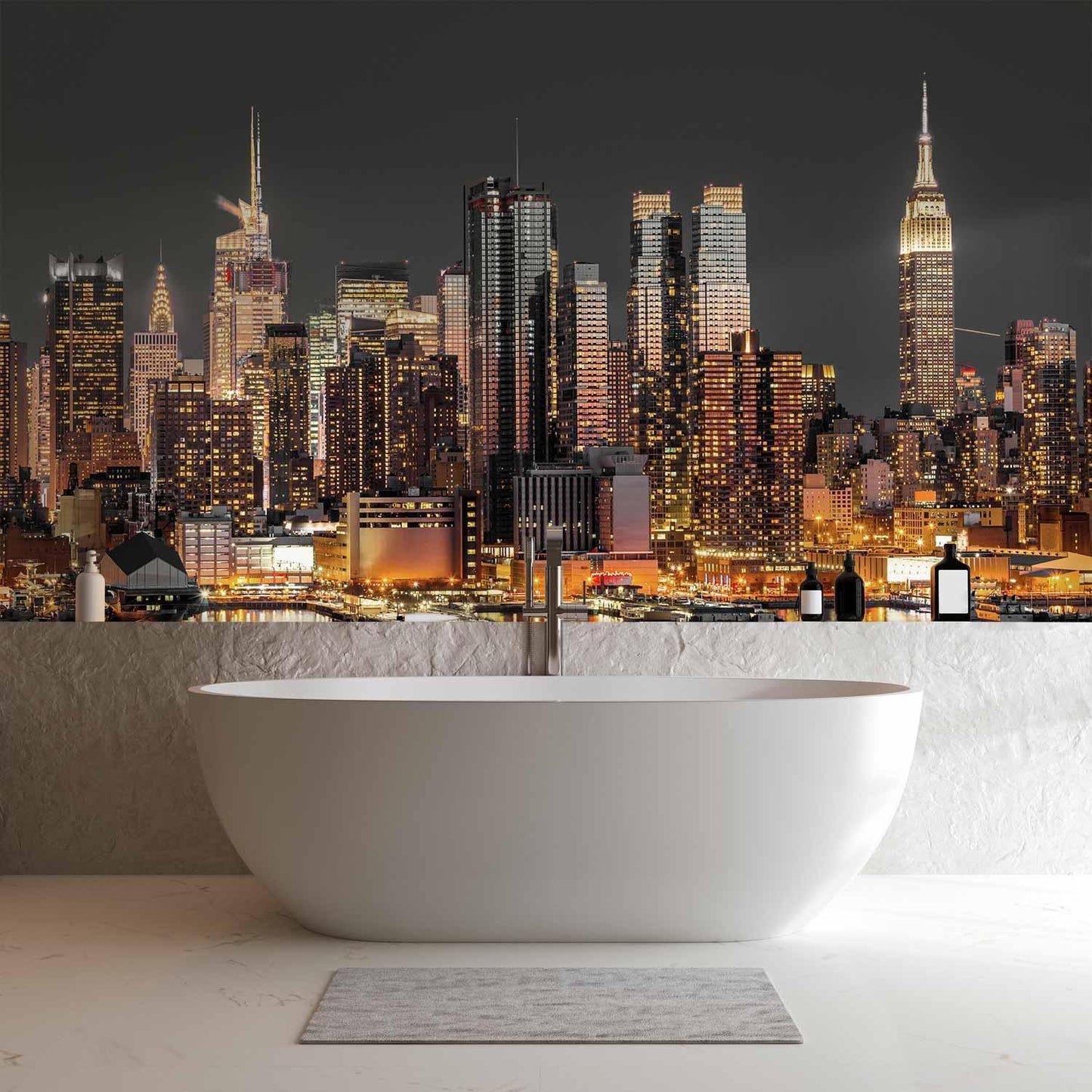 Fototapete - NYC: Twilight