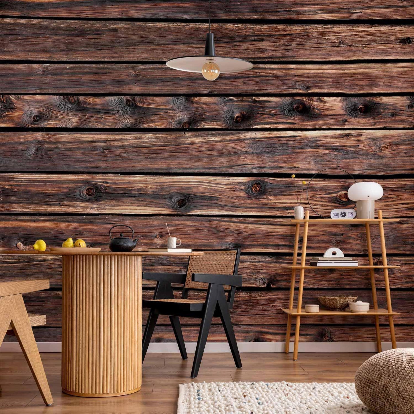 Fototapete - Wooden Warmth Artgeist