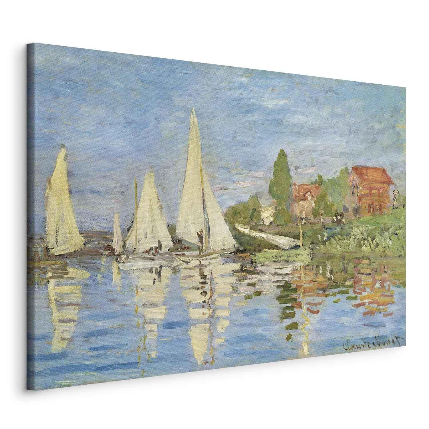 Leinwandbild - Regatta in Argenteuil Artgeist