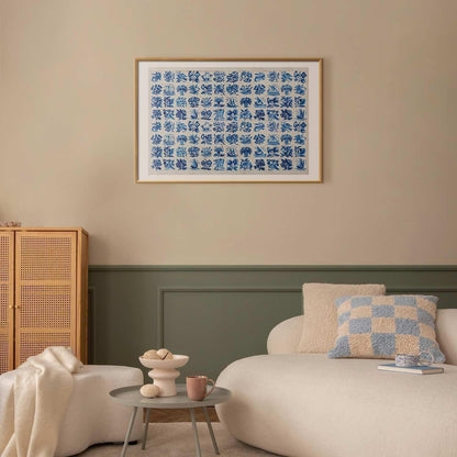 Poster - Azulejos Tiles - traditional Portuguese ceramic tiles